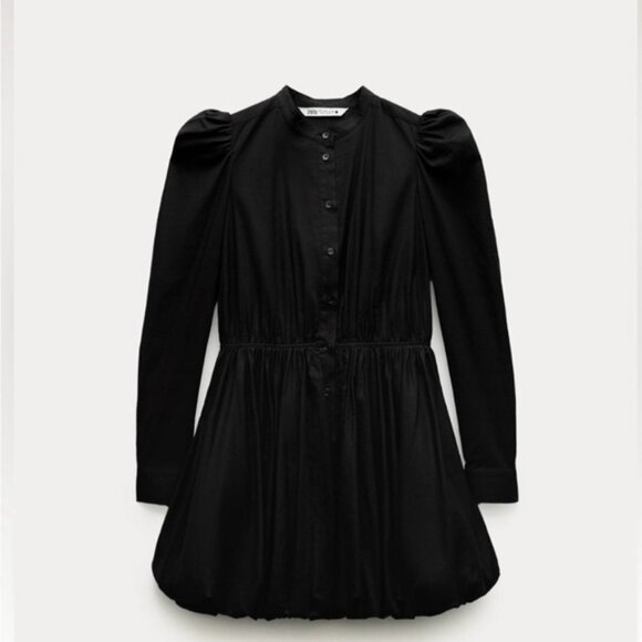 ZARA ZW COLLECTION MINI BALLOON DRESS - Picture 1 of 5